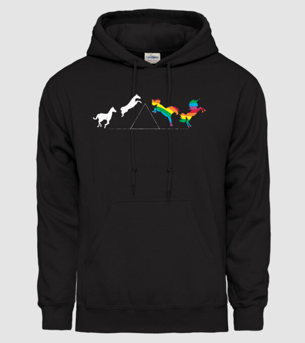 horse pink floyd model negru pe tricou