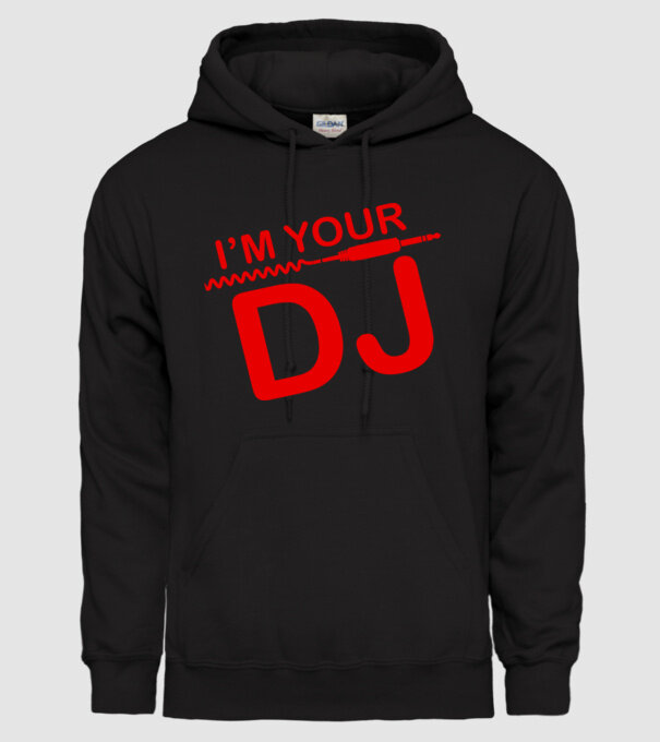 Im your DJ model negru pe tricou