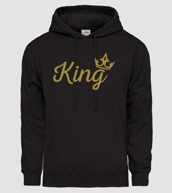King model negru pe tricou