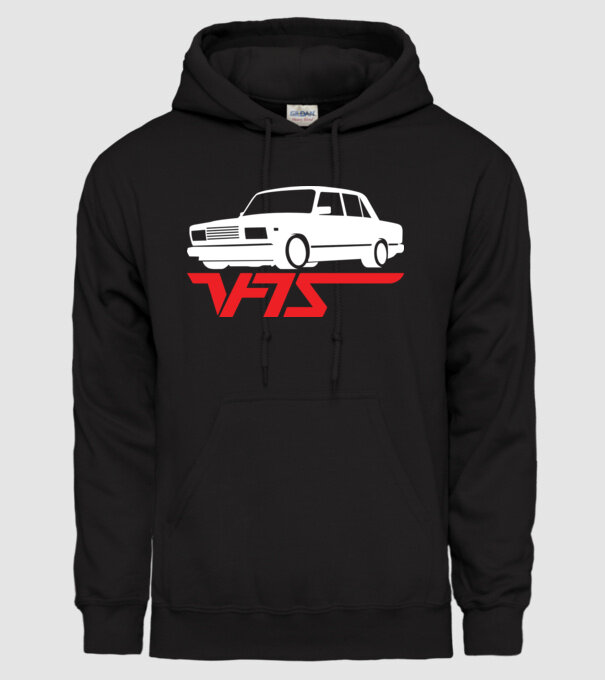 Lada model negru pe tricou