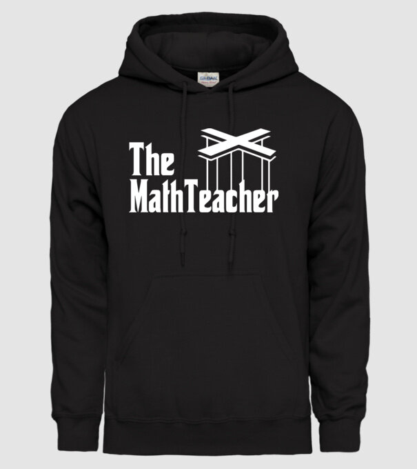 Profesor de matematică Mathteacher Godfather model negru pe tricou