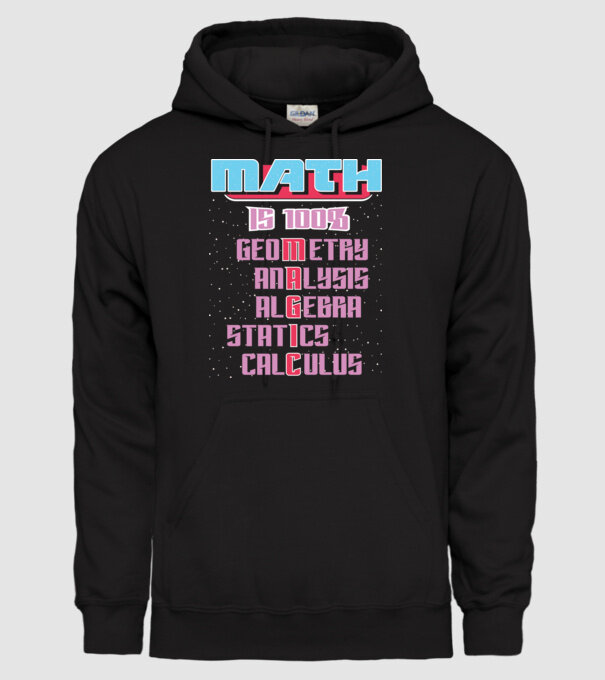 Math magic retro model negru pe tricou