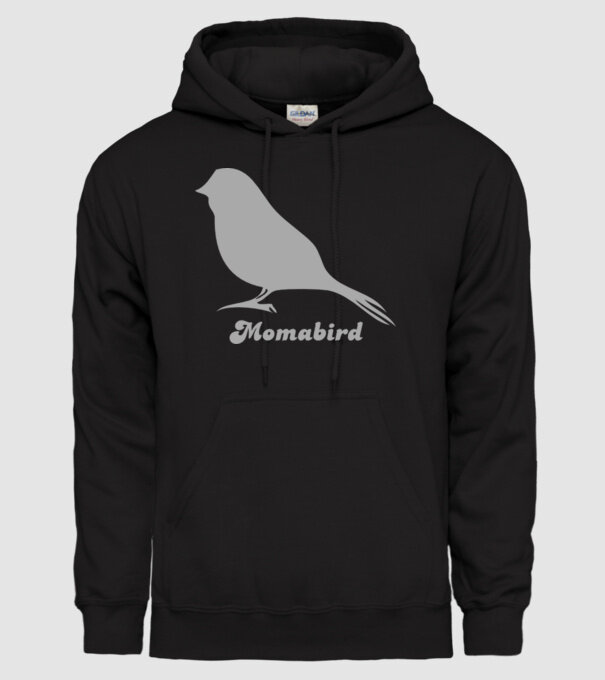 Momabird model negru pe tricou