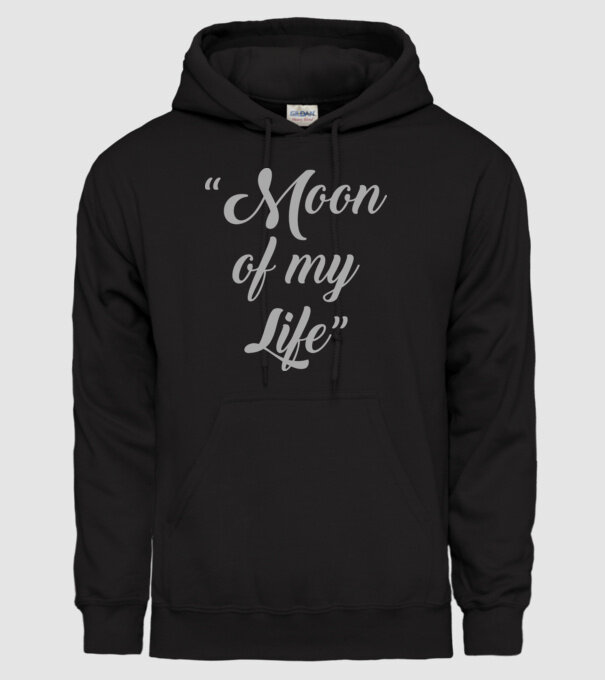 Moon of my life model negru pe tricou