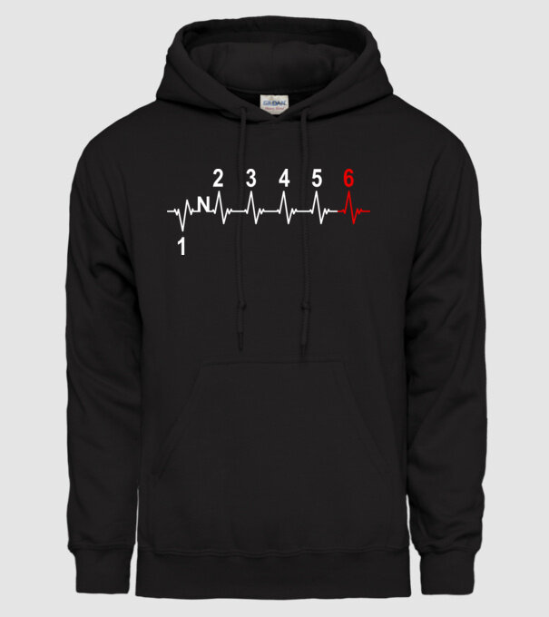 Cutie de viteze Motocicletă model negru pe tricou