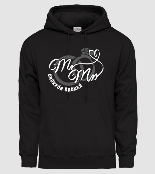 pentru totdeauna model negru pe tricou