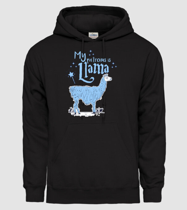 My patronus is Llama model negru pe tricou