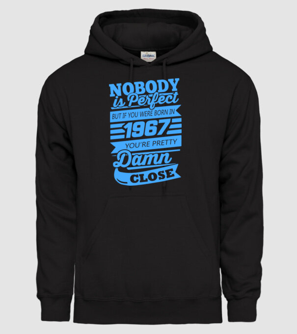 Nobody 1967 model negru pe tricou