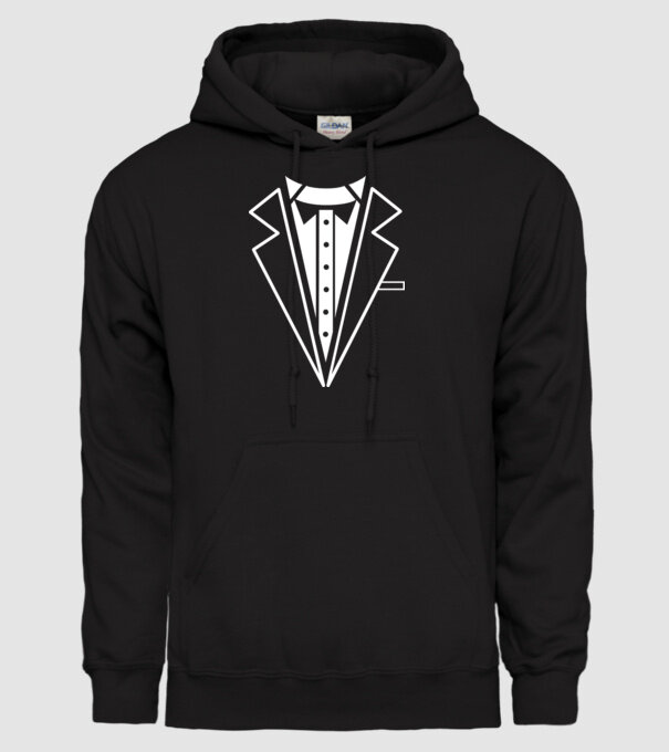 Costum 2 model negru pe tricou