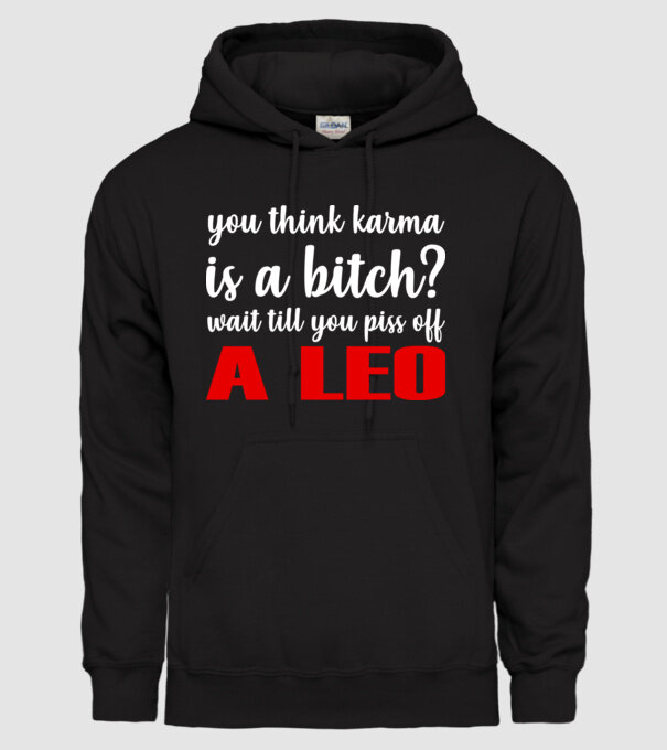 Piss of a LEO model negru pe tricou