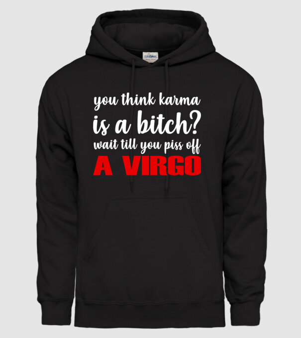 Piss of a VIRGO model negru pe tricou