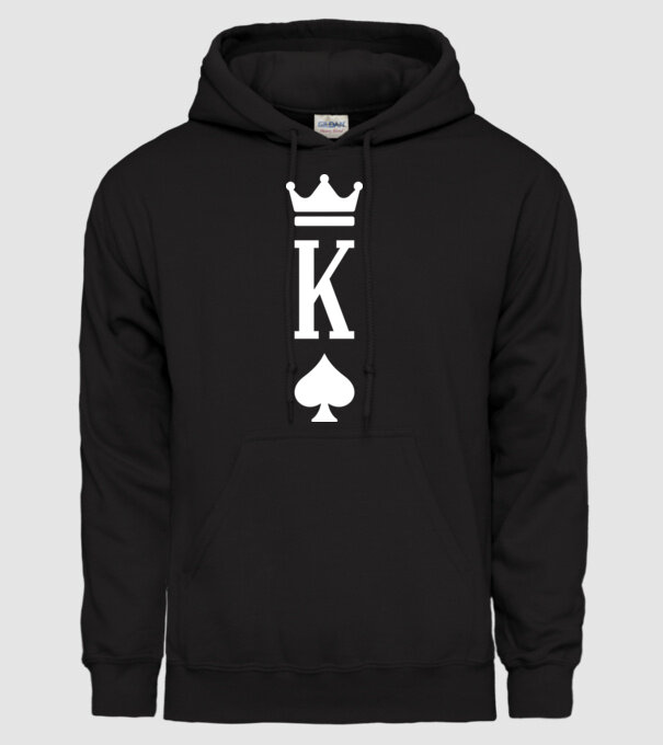 Playing cards King of spades model negru pe tricou