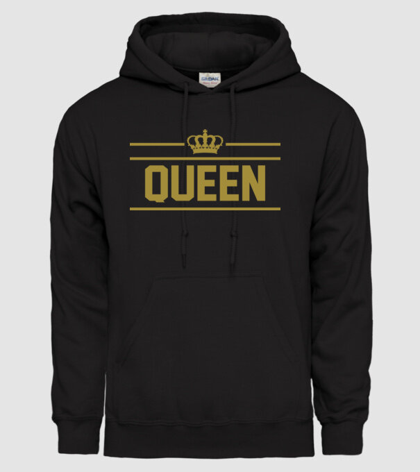 Queen model negru pe tricou