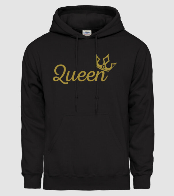 Queen model negru pe tricou