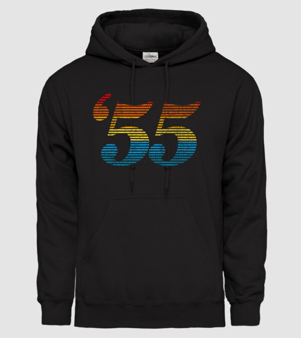 Retro Birthday 1955 model negru pe tricou