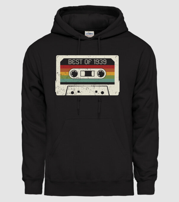 retro tape 1939 vintage model negru pe tricou