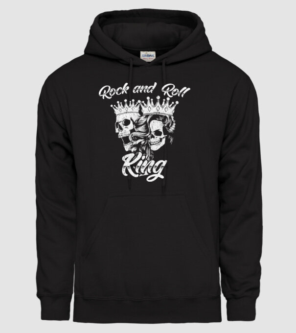 RNR KING model negru pe tricou