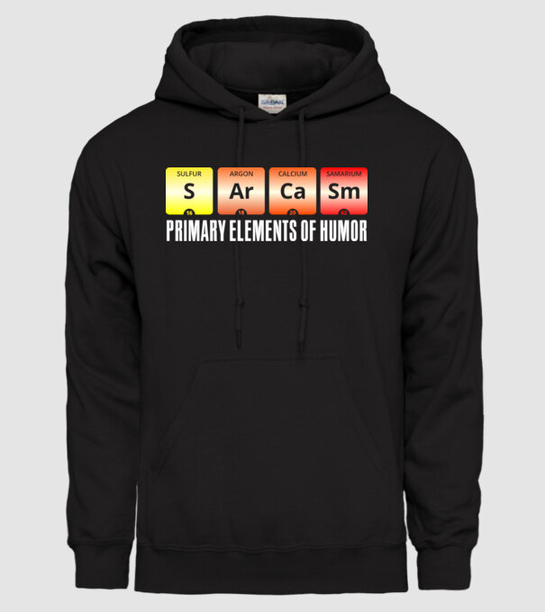 Sarcasm model negru pe tricou