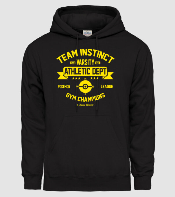Team instinct champions model negru pe tricou