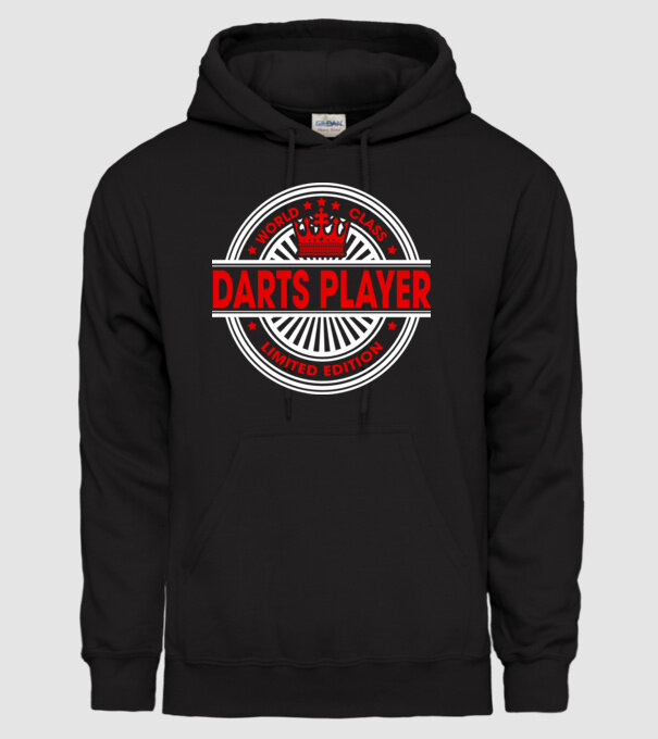 World class DARTS model negru pe tricou