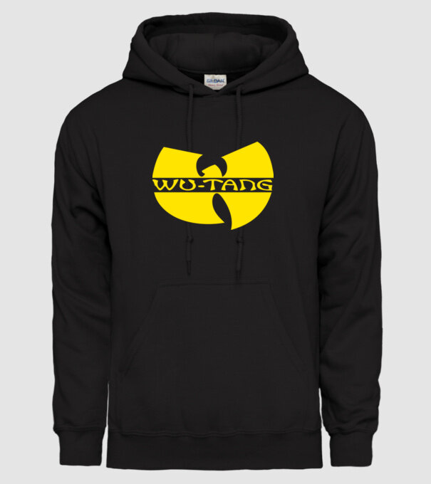 wu tang logo model negru pe tricou