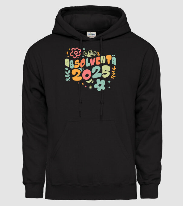 Absolventă 2025 model negru pe tricou