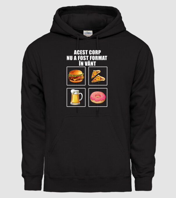 acest corp nu a fost format în vânt model negru pe tricou
