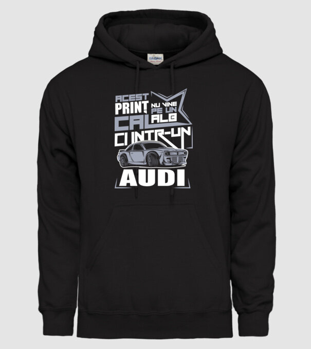 Acest prinț nu vine pe un cal alb, ci într-un Audi model negru pe tricou