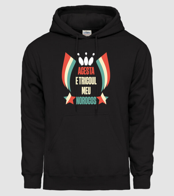acesta e tricoul meu norocos model negru pe tricou