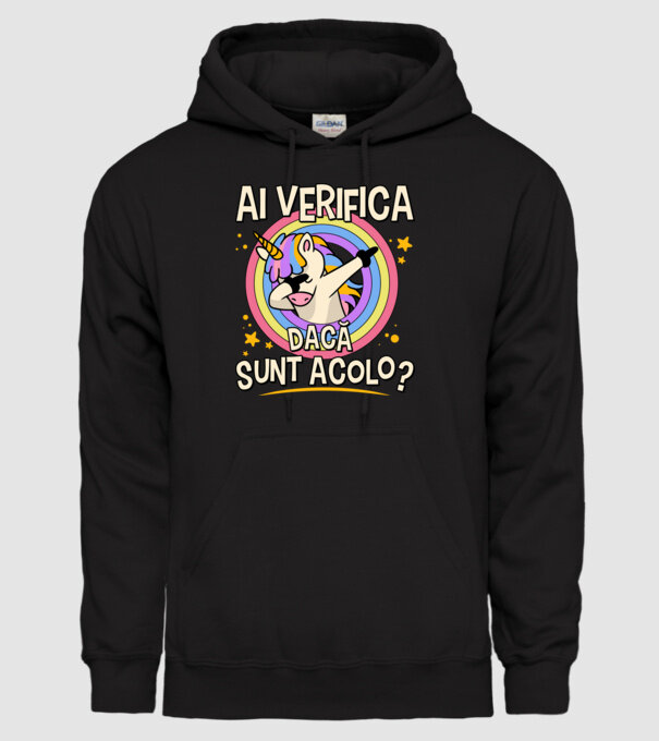 Ai verifica dacă sunt acolo? model negru pe tricou