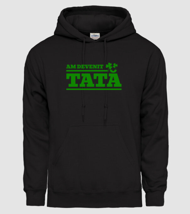 am devenit tată model negru pe tricou