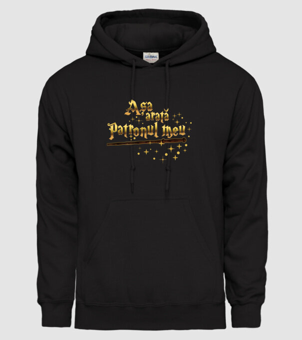 Așa arată patronul meu model negru pe tricou