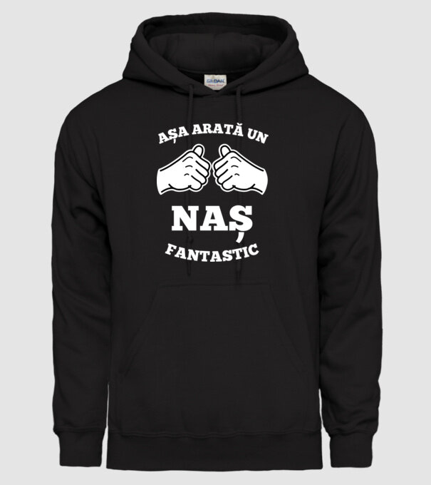 Așa arată un naș fantastic model negru pe tricou