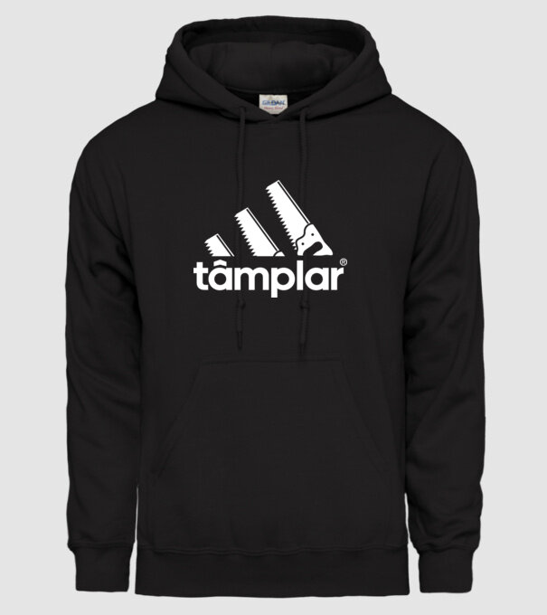 tâmplar model negru pe tricou