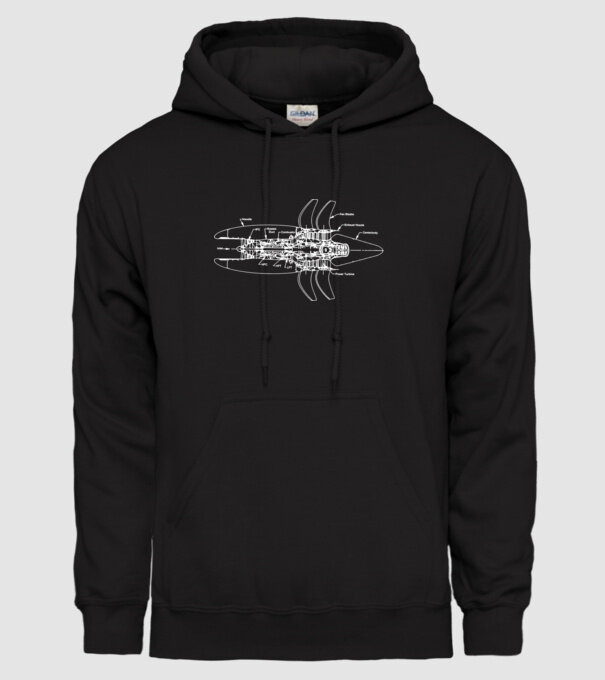 Avioane model negru pe tricou