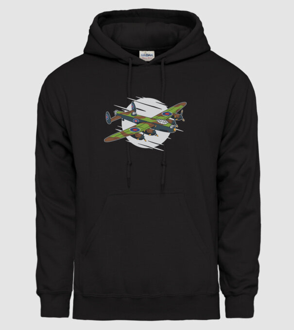 Avioane model negru pe tricou