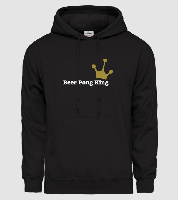 Beerpong model negru pe tricou