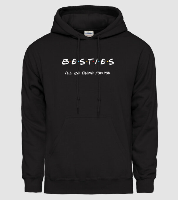 Bride Friends Besties model negru pe tricou