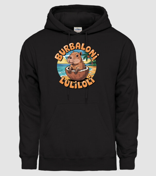 Burbaloni Luliloli model negru pe tricou