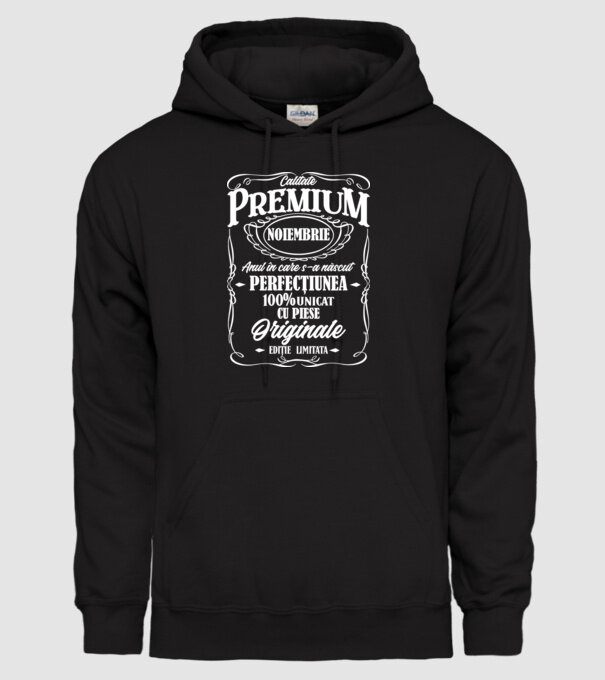 calitate premium -noiembrie - anul în care s-a născut - perfecțiunea - 100% unicat, cu piese originale, ediție limitată model negru pe tricou