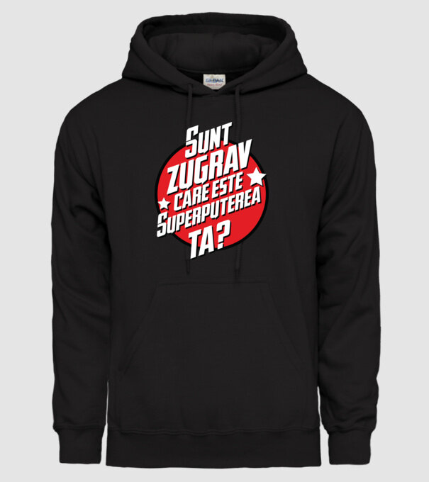 sunt zugrav, care este superputerea ta? model negru pe tricou