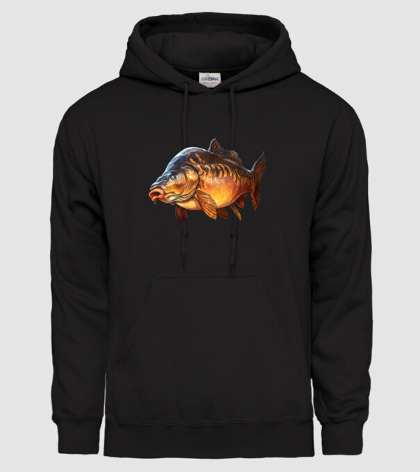 Carp model negru pe tricou