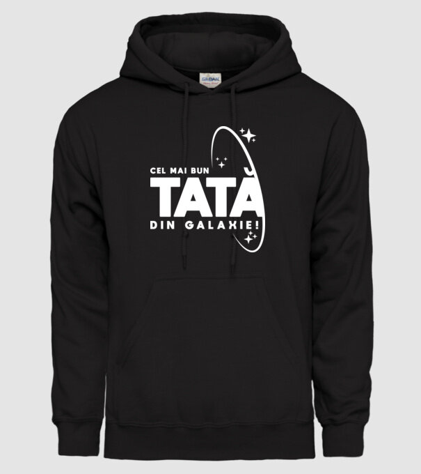 Cel mai bun tată din Galaxie! model negru pe tricou