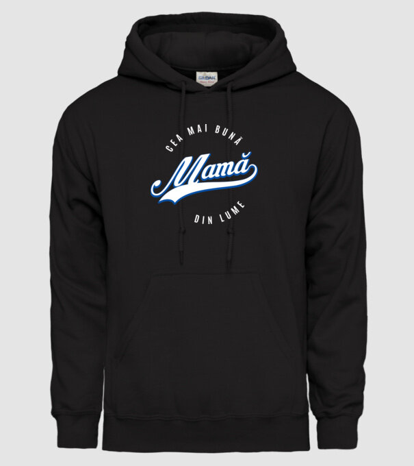 Cea mai bună MAMĂ din lume model negru pe tricou