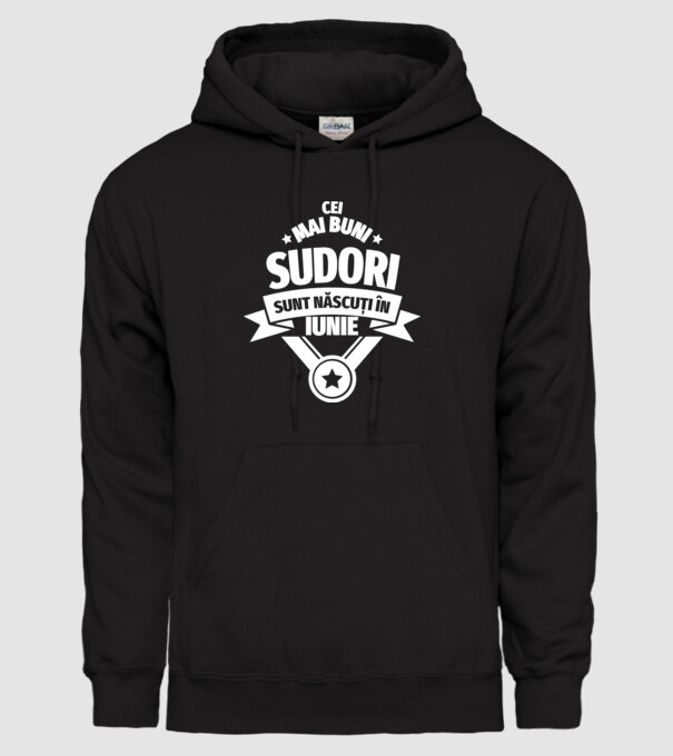 Cei mai buni sudori sunt născuți în Iunie model negru pe tricou