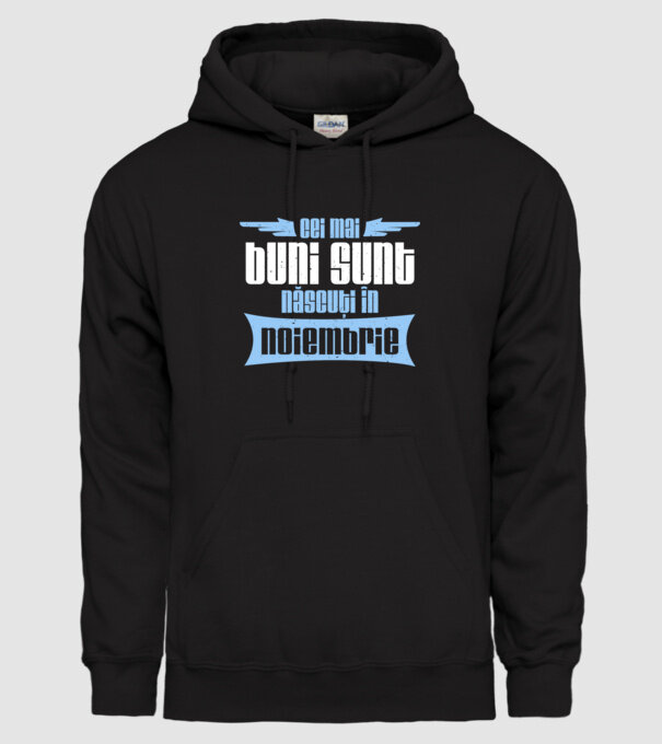 Cei mai buni sunt născuți în noiembrie model negru pe tricou