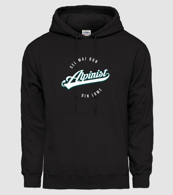 Cel mai bun alpinist din lume model negru pe tricou