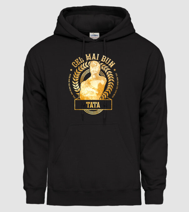 Cel mai bun tată model negru pe tricou