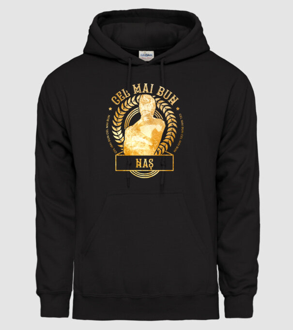 Cel mai bun naș model negru pe tricou
