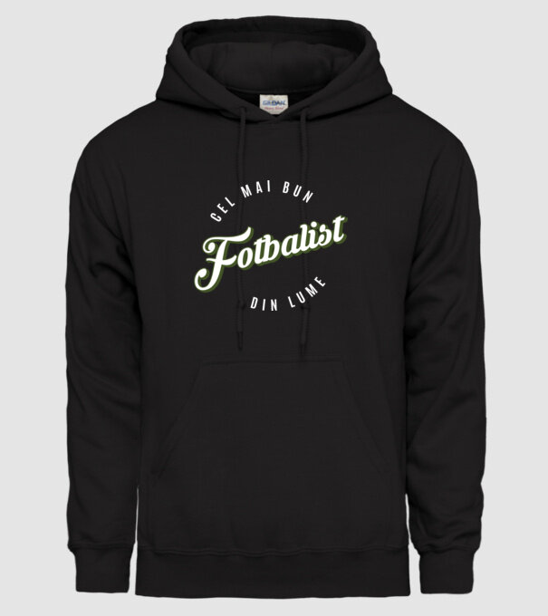 Cel mai bun Fotbalist din lume model negru pe tricou